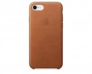 Apple - Capa em pele para iPhone 8/7 - Castanho-sela