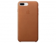 Apple - Capa em pele p/ iPhone 8 Plus/7 Plus - Castanho-sela