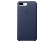 Apple - Capa em pele p/iPhone 8Plus/7Plus - Azul meia-noite