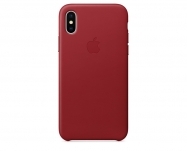 Apple - Capa em pele para iPhone X - (PRODUCT) RED