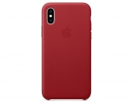 Apple - Capa em pele para iPhone XS - (PRODUCT)RED
